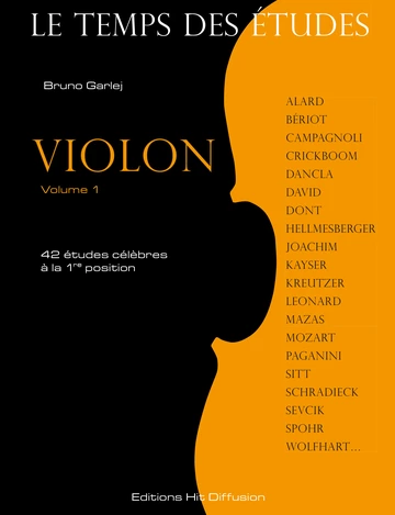 Le Temps des études, violon. Volume 1 Visuell
